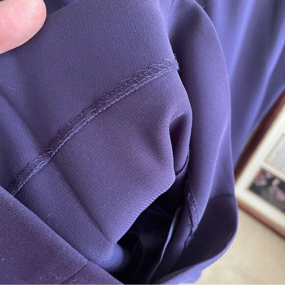 TAHARI Arthur S. Levine Purple 2 pc Career Pantsuit Women's Plus Size 14P - Picture 13 of 13